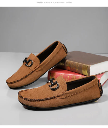The 2025 new men's soft-soled comfortable casual shoes are versatile Lazy people can wear them on one foot Size 46 size 47