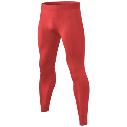 Men's Running Leggings Quick Dry Gym Fitness Sports Pants Workout Training Jogging Sports Trousers Compression Sport Pants