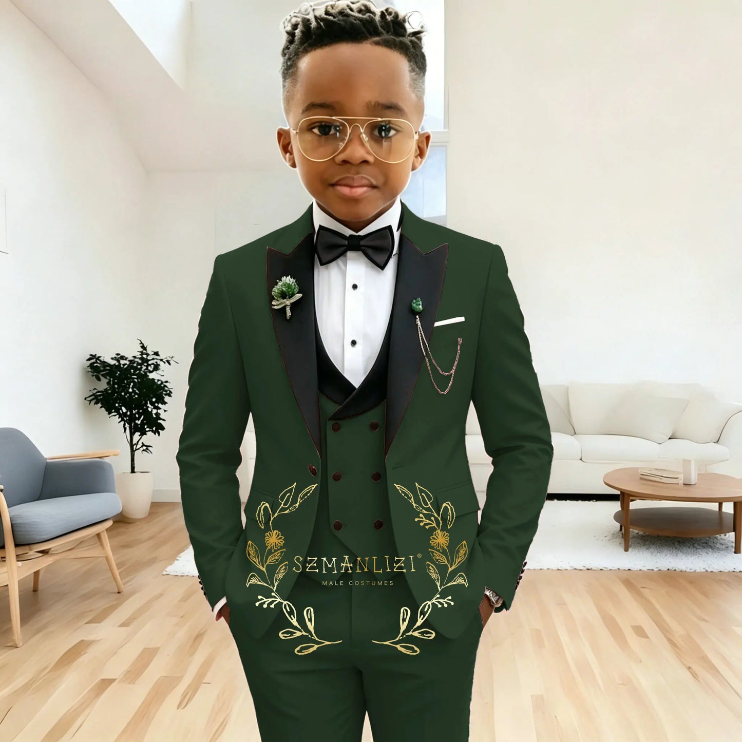 Pink Peaked Lapel Boy Formal Suits Dinner Tuxedos Boys Groomsmen Kids For Wedding Party Prom Suit Wear Ensembles De Blazers