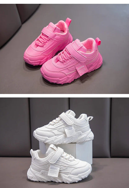 2024 Autumn New Kids Sneakers Children Casual Sneakers for Boys Girls Classic Soft Anti-skid Fashion Sports Running Shoes Tide