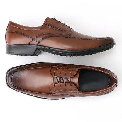 Sapatos femininos casuais de couro, sapatos masculinos sociais de tamanho grande, mocassins slip-on com bico quadrado, sapatos casuais de couro polido à mão