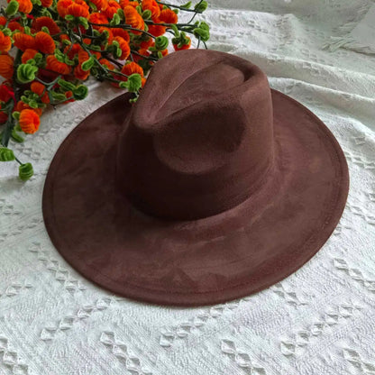 Hats Blank Hats for Burning Multicolor teardrop shaped Top 9.5cm Brim Unisex Jazz Hat Church Hat