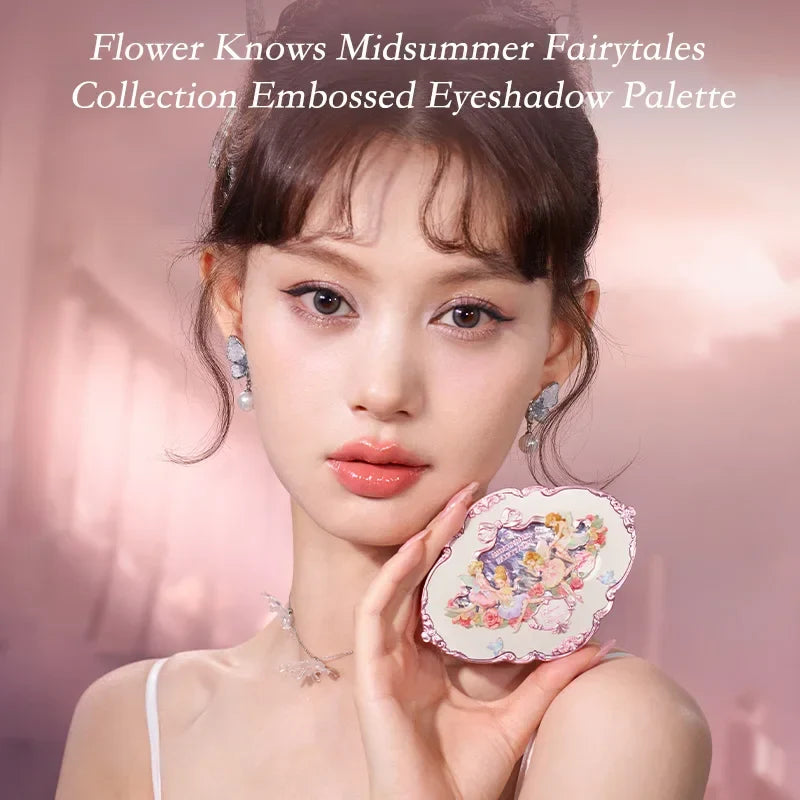 Makeup Set All In Flower Knows Little Angel Highlighter Powder Blush Strawberry Rococo Lip Gloss Perfume Kit