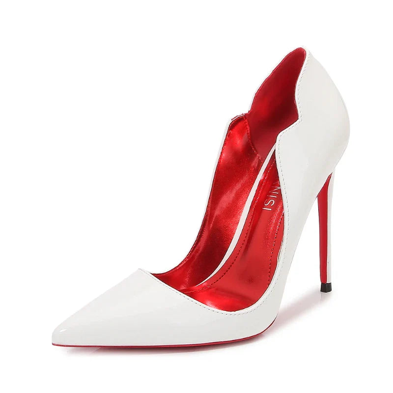 Sapatos Femininos de Salto Alto Fino, Bico Fino, Salto Agulha, Modelo Francês, para Balada Europeia e Americana, Cor Preta, para Dançar, Calçados Femininos