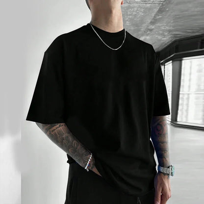 Camiseta Masculina Demon Slayer Akaza Anime Oversized Algodão Feminina Manga Curta Tops Verão Streetwear Gráfica Casual Roupa Y2k