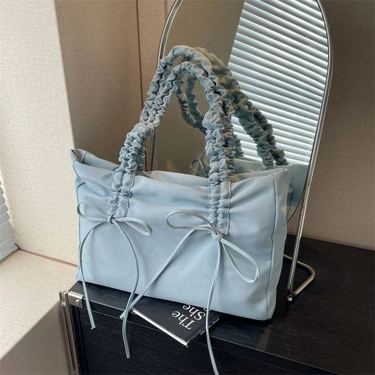 Solid Color Nylon Casual Shoulder Bags Large Capacity High Quality Versatile Crossbody Bags for Women 2025 Fashion Hot Sale