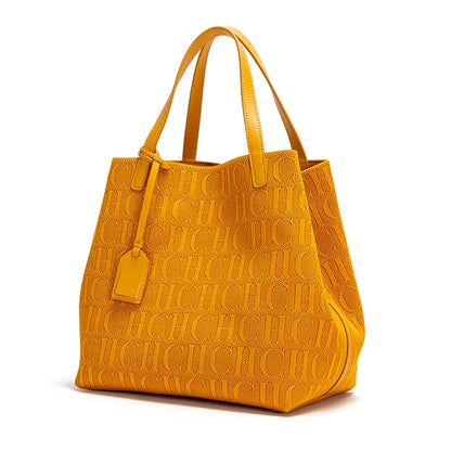 Fashionable Classic New Solid Color Outer Bag Women's Handbag Exquisite Handcrafted Weaving Large Capacity Handbag