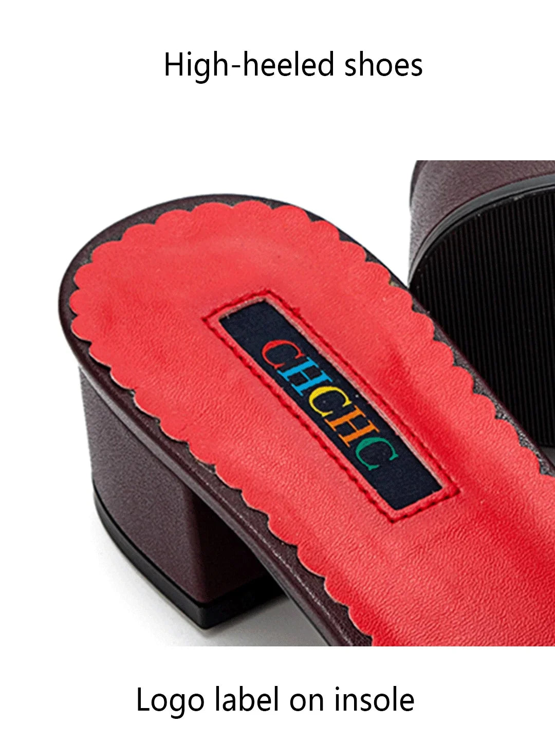 Fashionable High Quality Metal Lock Monogram Print Women's Low Heeled Slippers Temperament Versatile Women's Slippers