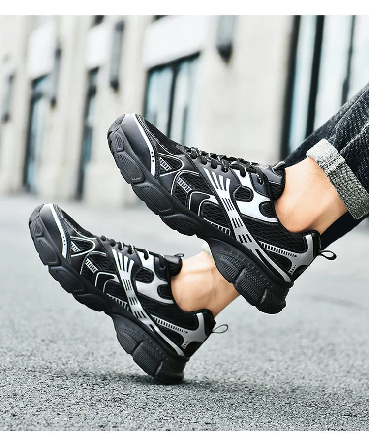Men Safety Shoes man Lightweight Comfor work shoe womensecurity steel toe Sneakers Breathable Non-Slip summer Hiking work boots