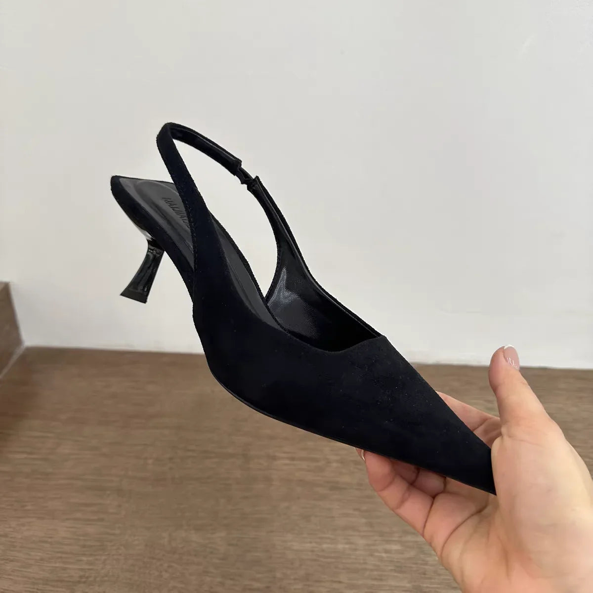 Summer Slip on Leopard Women Sandals Slingback Shoes Fashion Pointed Toe High Heel Stripper Party Ladies Sandalias Shoes