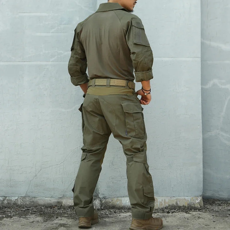 Outdoor Military Tactics Work Pants G3 Cargo Trousers Training Hiking GEN3 Green Spot Combat Tactical Pants Hunting Clothes Men