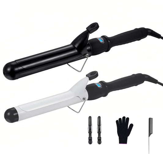Electric Hair Curler 32mm 38mm for Women Professional Ceramic Curling Iron Adjustable Temperature Hair Styling Tool