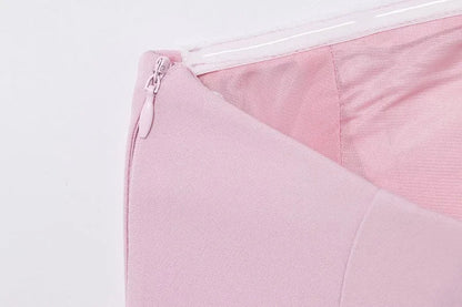Off Shoulder Crop Top Woman Sexy Backless Corset Top Female White Pink Bustier Tops Woman 2025 Camisole Tube Tops Women