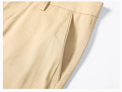 98% Cotton Men's Chinos & Casual Pants, Khaki Pants, Loose Straight , Streetwear Men ,Twill Pants,  Tall Men STRAIGHT Trousers