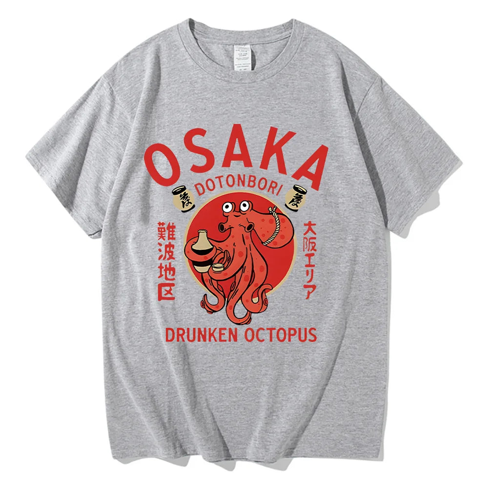T-shirts Japanese Food Funny Cotton Tee-shirts Summer Fanshion Women Men Tops Vintage  Aesthetic