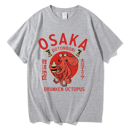 T-shirts Japanese Food Funny Cotton Tee-shirts Summer Fanshion Women Men Tops Vintage  Aesthetic