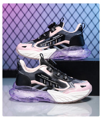 New Children Casual Shoes Four Seasons Kids Mesh Sneaker Non-slip Basketball Sports Shoes Boys Girls Sneaker Outdoor Shoes