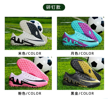 New Men's Football Boots Cleats Non-Slip Sneakers Training  Adult High Quality Soccer Shoes FG Unisex Sneakers Boy Drop Shipping