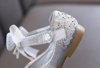 Girls Princess Shoes Children Party Dance Shoes Student Spring Autumn New Flats Kids Performance Shoes