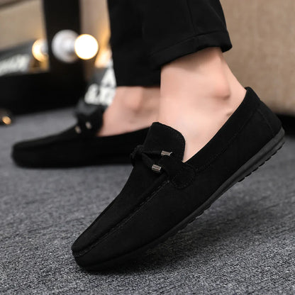 Men Loafers Soft High Quality Spring Autumn Shoes Men Casual Shoes Warm Slip on Flats Driving Shoes