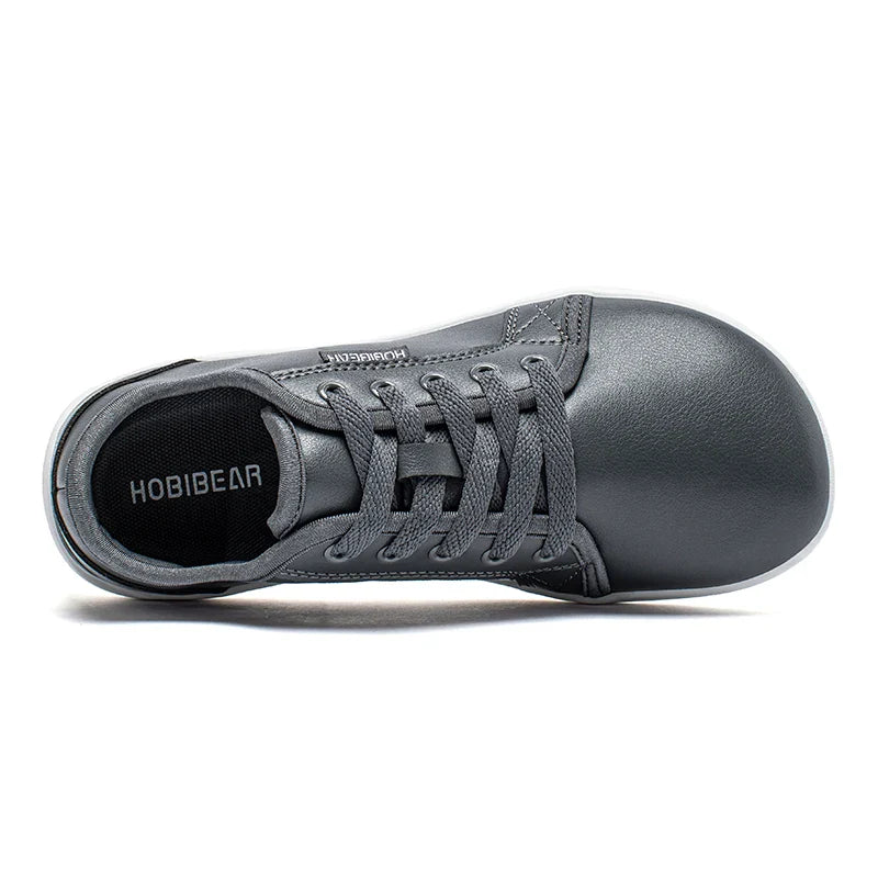 Minimalist Shoes for Men Women Wide Toe Barefoot Zero Drop Shoes Casual Artificial Leather Lightweight Walking Sneakers