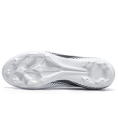 Breathable AG FG football shoes PU Fabric Mesh Upper TPU Wear-resistant Sole Non-slip Design For Kids Youth Daily Play