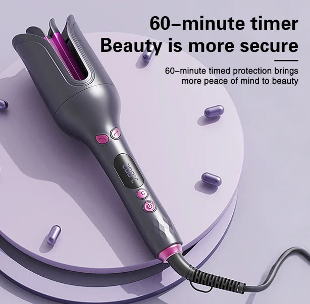32MM Electric Rotary Curling Iron Automatic Hair Curler Negative Ion Air Rotating Curling Bar Professional Styling Tool