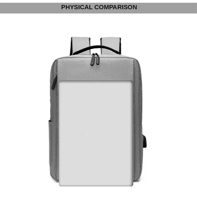 15.6 Inch Laptop Men Backpack Nylon Travel Male Laptop Backpack Usb Charging Computer School Backpacks Waterproof Bag for Men