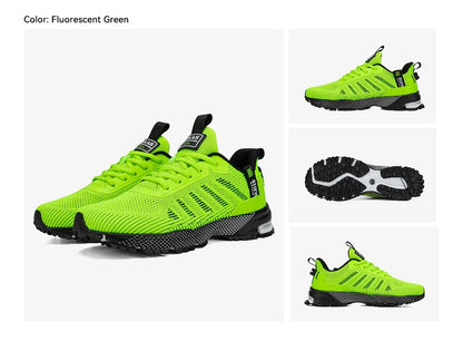 Men Running Shoes Lightweight Breathable Jogging Sport Shoes Male Lace-up Fashion Comfort Casual Sneakers Non-slip