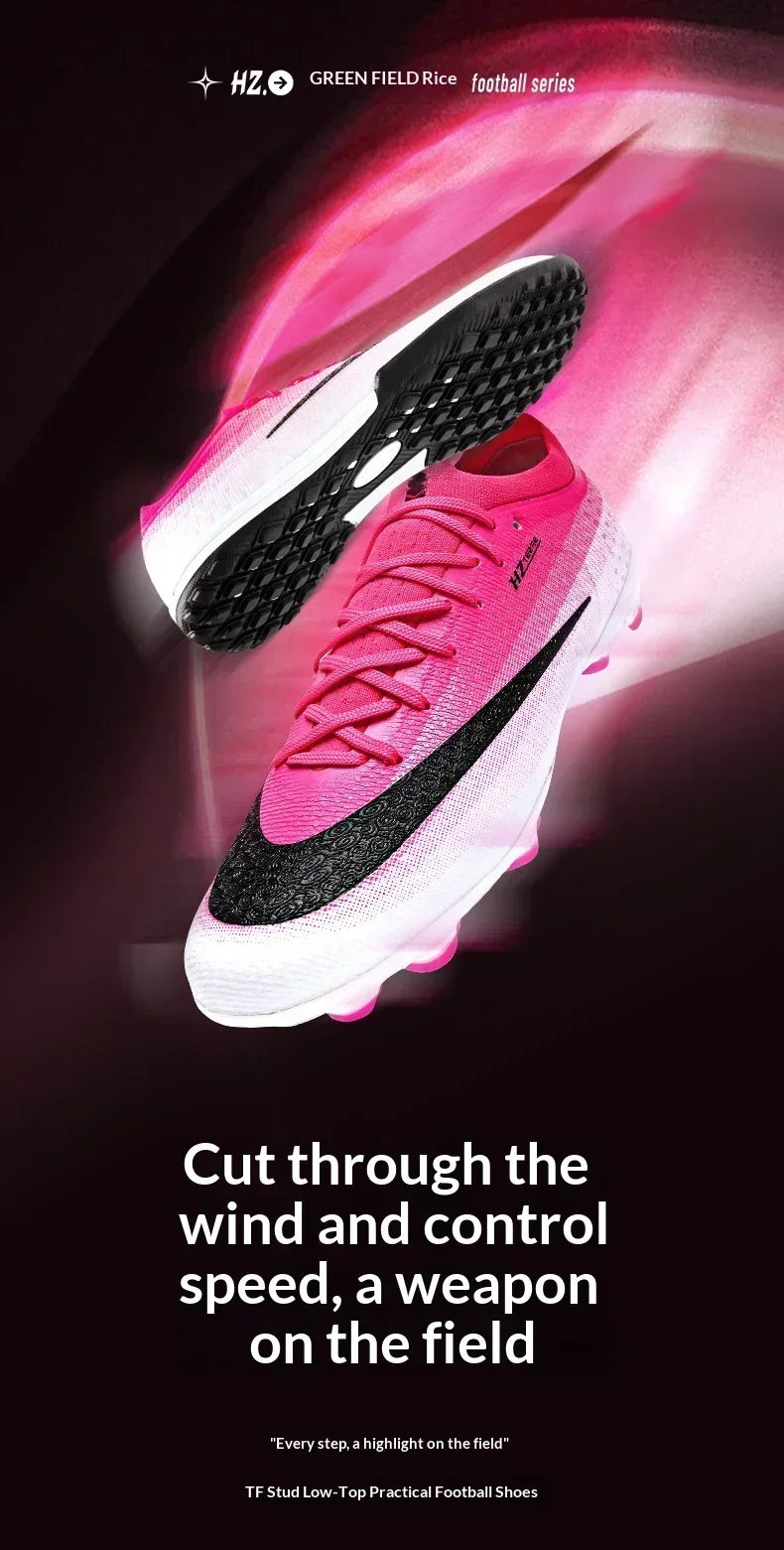 New Men Football Boots Futsal Cleats Unisex Soccer Shoes Hot Sale High-quality Professional Women Ultralight TF/FG Sneakers