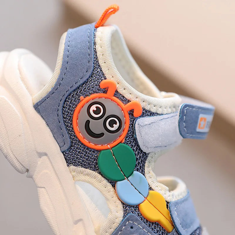 2026 Summer Girls Kids Sandals Soft Comfortable Closed Toe Protective Sandals,Cartoon Colorful Cute Shoes Kids Summer Boys Girls