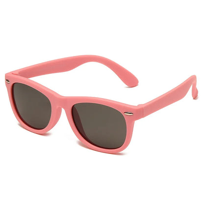 Classic Kids Silicone Sunglasses UV400 Eyewear for Boys Girls TR90 Goggles Children Sunglasses UV Protection Kids Eyewear