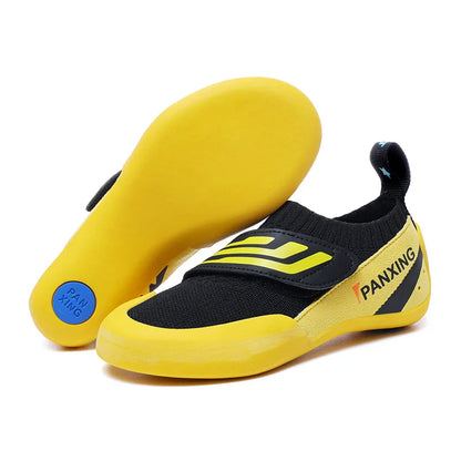 Rock Climbing Shoes Boys Girls Indoor Outdoor Breathable Mesh Beginner Children Rock Climbing Bouldering Training Sports Shoes