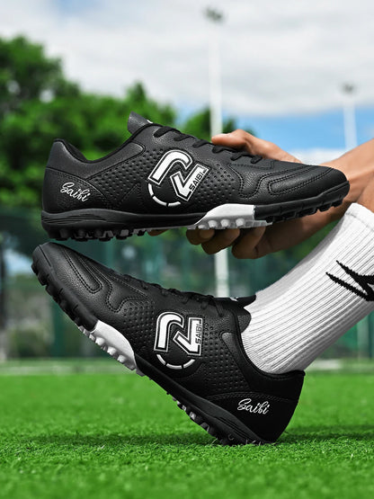 Fashionable sports style professional men's football shoes TF broken nail outdoor sports shoes effectively protect ankles
