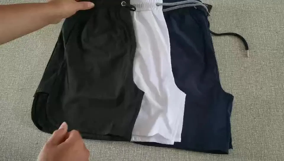 Mens Beach Board Shorts Marathon Pants Elasticity Mesh Breathable Quick Dry Fitness Surfing Sportswear Comfy Loose Home Aro Pant