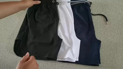 Mens Beach Board Shorts Marathon Pants Elasticity Mesh Breathable Quick Dry Fitness Surfing Sportswear Comfy Loose Home Aro Pant