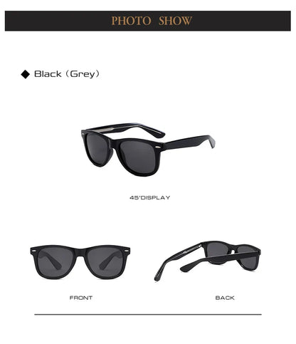 Fashion Vintage Square Sunglasses Men Women High-Quality Luxury Brand Designer Sun Glasses Driving Fishing UV400 Eyewear
