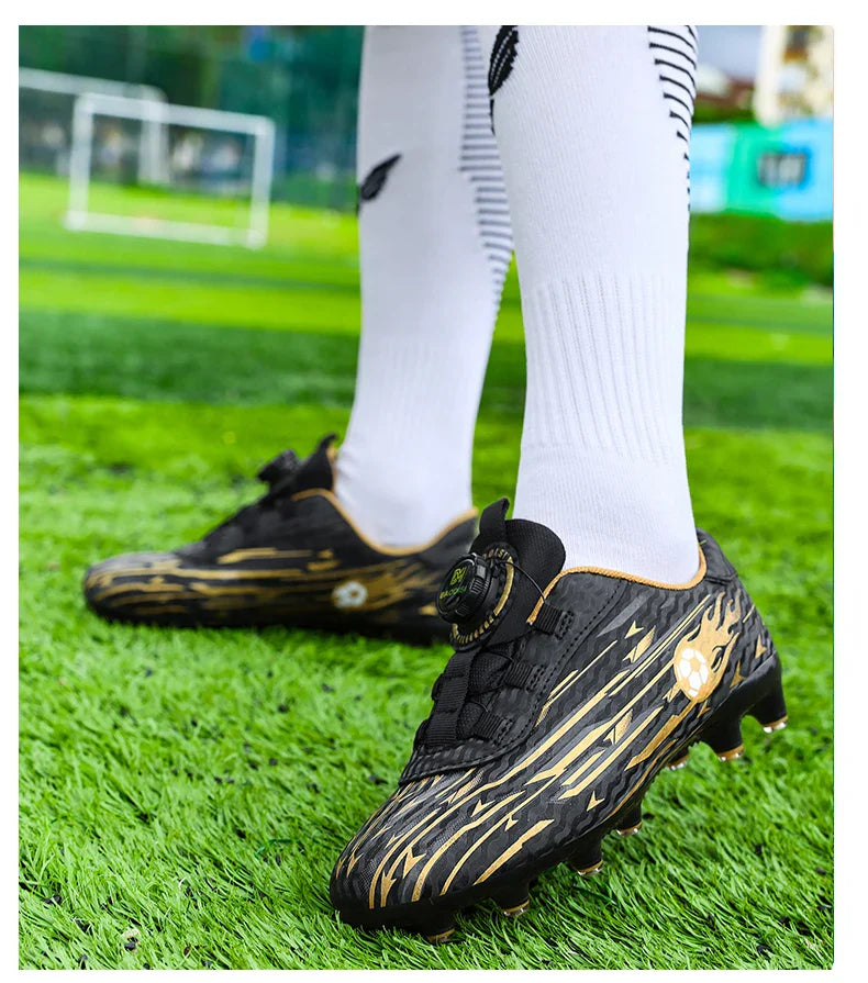 Kids Football Field Boots Boys Girls Indoor Society Football Shoes Futsal Non Slip Professional Fast Men Soccer Cleats Sneakers