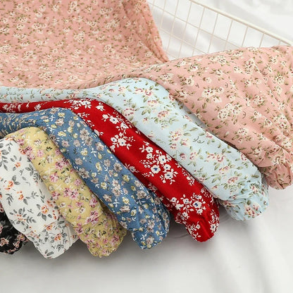 Women's Summer Skirts Vintage Floral Printed Chiffon Skirts High-waisted Elastic Waist Relaxed Mid-length Skirts Beach Skirts
