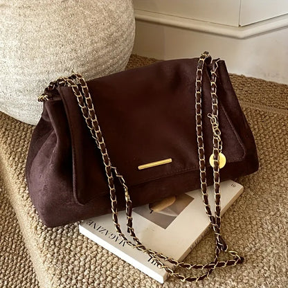 Perfect Lily Women's Vintage Large Crossbody Shoulder Bag Elegant Handbag with Detachable Strap Durable for Casual Formal Events