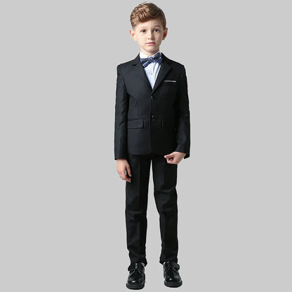 Spring Autumn Children Boy Wedding Suit Teenager Kids Formal Elegant Suits For Boy 1-14  Years Boys Suits Outfits Set