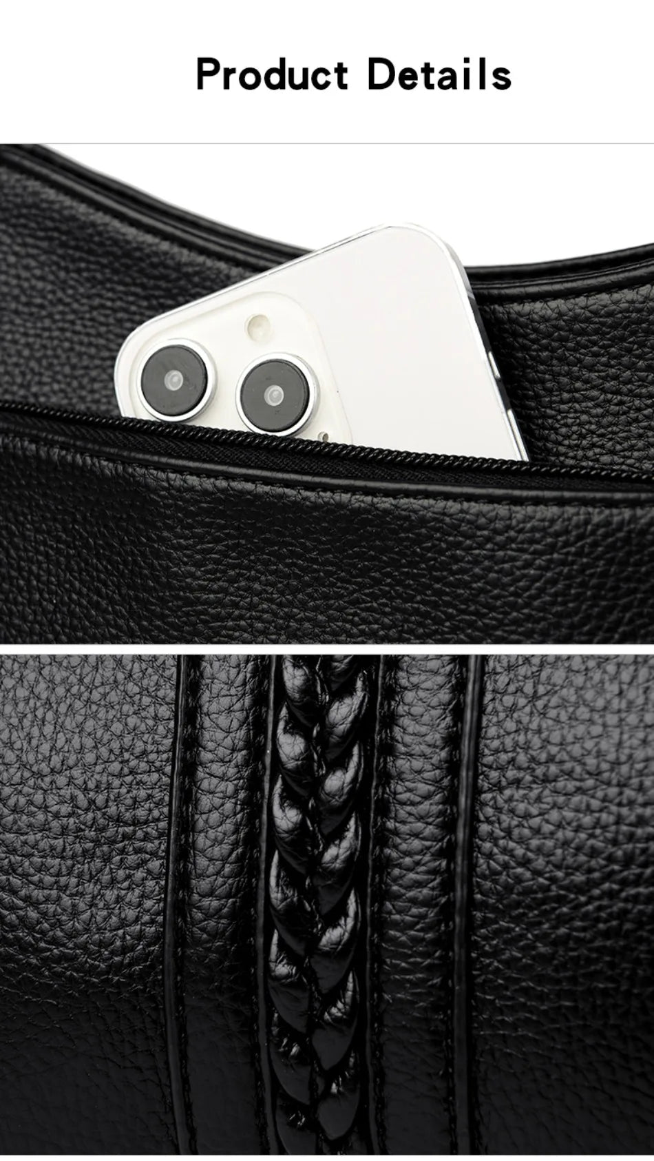 Genuine High Quality Soft Leather Women's Handbag Trend Designer Female Crossbody Bag Casual Shoulder Messenger Handbags 2024