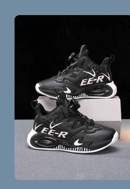 Children's basketball shoes, teenagers' ankle shoes in autumn and winter, boys' casual shoes and outdoor running shoes
