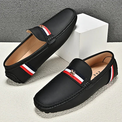 Loafers Men Driving Shoes Casual Shoes Comfortable Classic PU Leather Loafers Business Shoes Slip on Walking Men Loafers Shoes