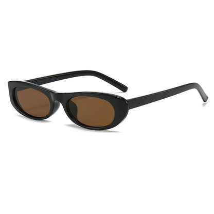 Sunglasses Black Small Frame Fashion Brand Trendy Points Sun Glasses