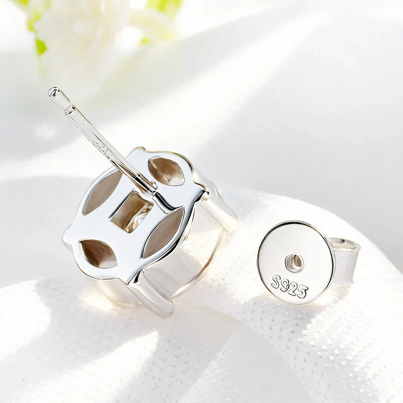Certified Marquise Cut All Moissanite Stud Earrings for Women Lab Diamond Luxury Ear Jewelry Real S925 Sterling Silver