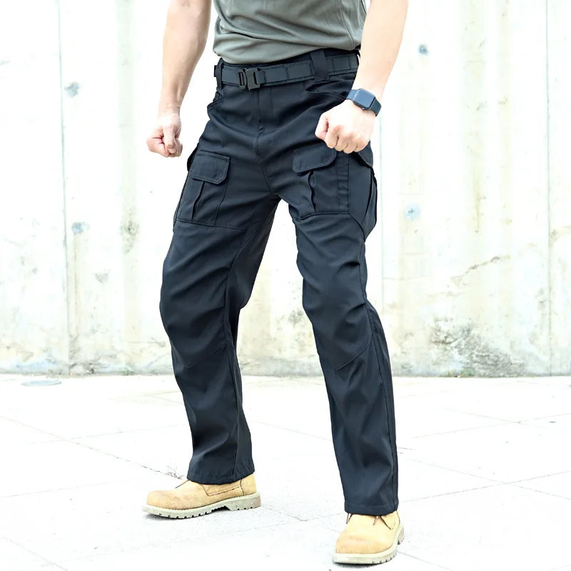 Tactical Pants For Men Casual Multi Pockets Cargo Trousers Male Quick Dry Outdoor Waterproof Work Trousers Breathable Overalls