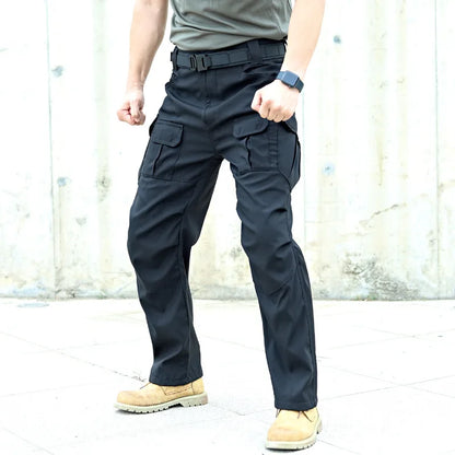 Tactical Pants For Men Casual Multi Pockets Cargo Trousers Male Quick Dry Outdoor Waterproof Work Trousers Breathable Overalls