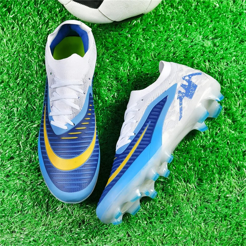 New Men Football Boots Training Breathable Soccer Shoes Wholesale Unisex Professional Ultralight Indoor Futsal Drop Shipping