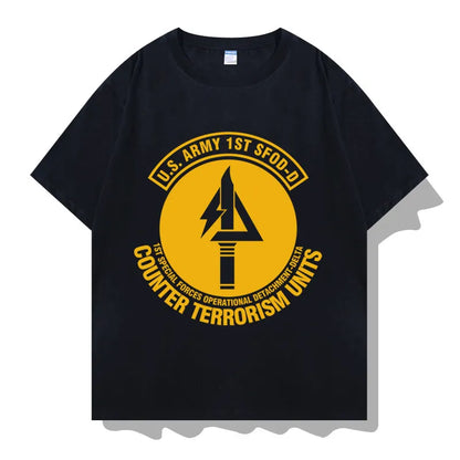 USA United States 24th Special Operations Squadron 24th STS Short-Sleeved T-Shirt Casual Pure Cotton T-Shirt Cultural Shirt Tops